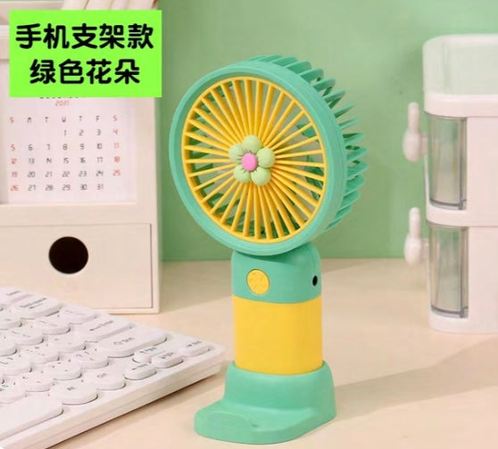 Portable and Chargeable Hand Fan (with Stand)