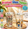 Printed Glass Sippers