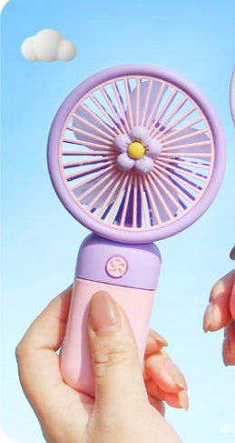 Portable and Chargeable Hand Fan (with Stand)