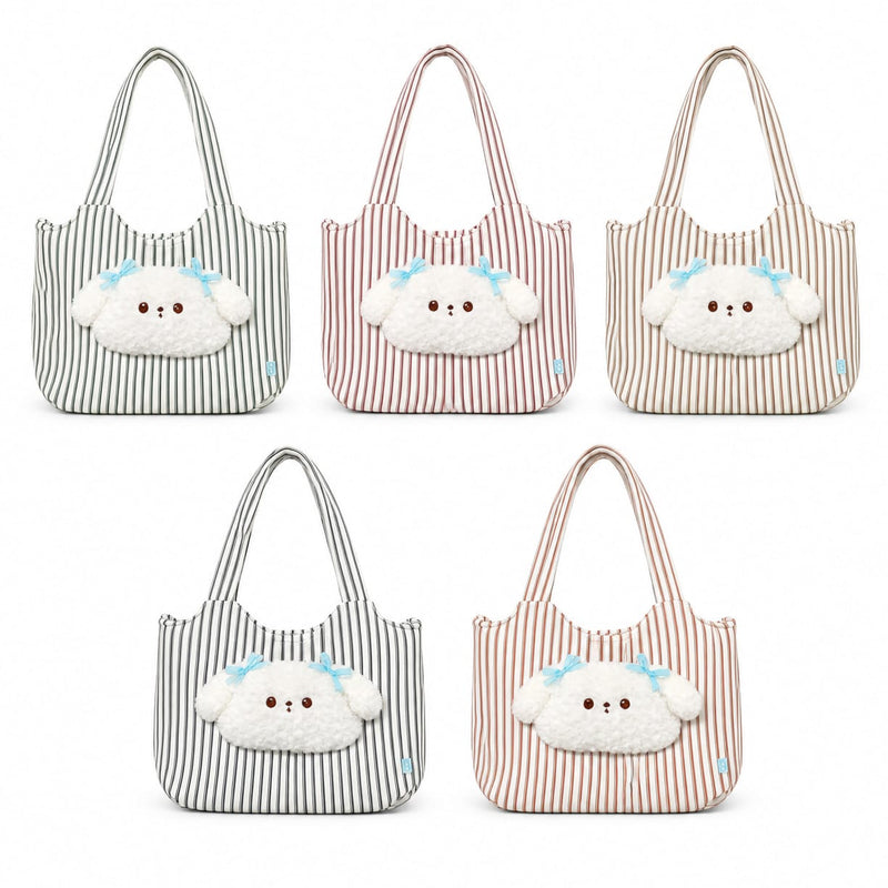 Korean Plushie Canvas Tote