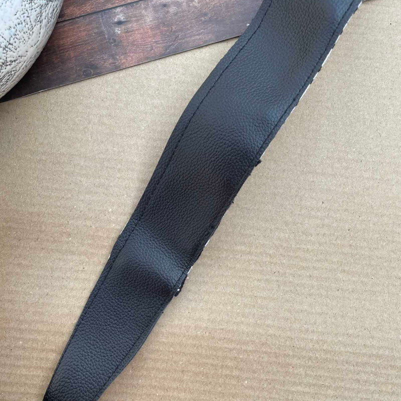 Customised Mobile Sling- Beige and Black Houndstooth