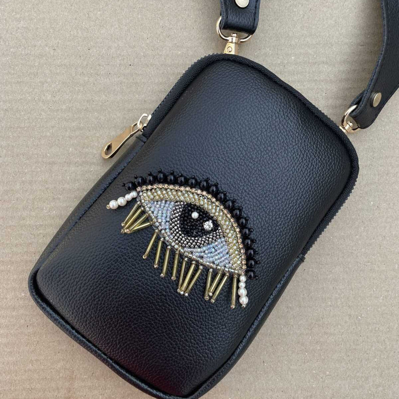 Customised Mobile Sling- Black