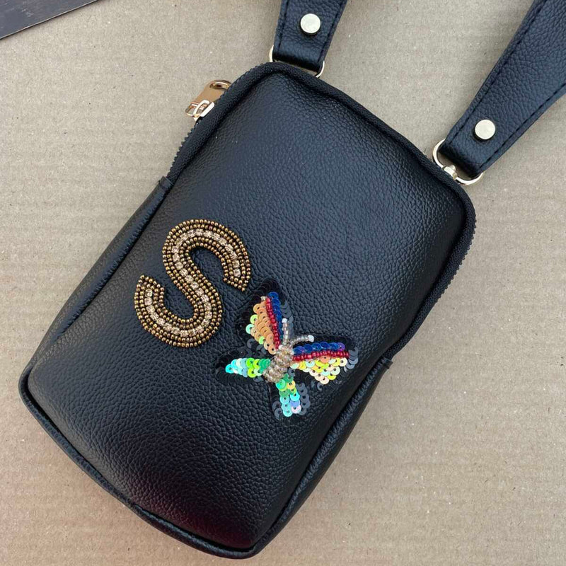 Customised Mobile Sling- Black