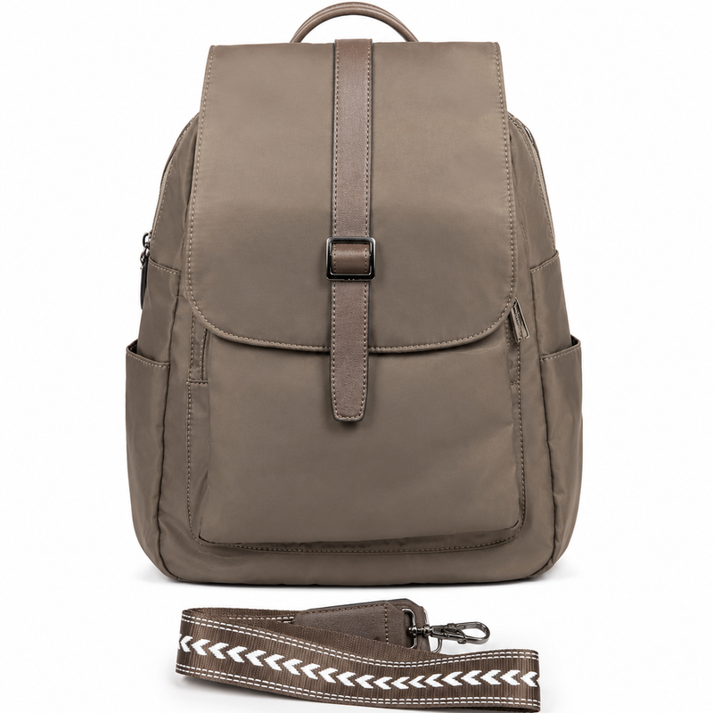 Wide Strap Spacious Backpack