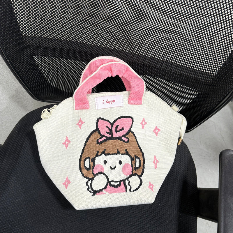 Cloud Handle Korean Handbag