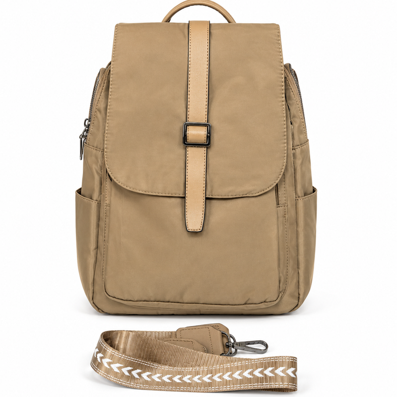 Wide Strap Spacious Backpack