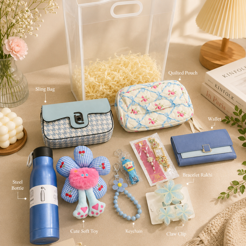 Meri Pyari Bhabhi Blue Hamper ❤️