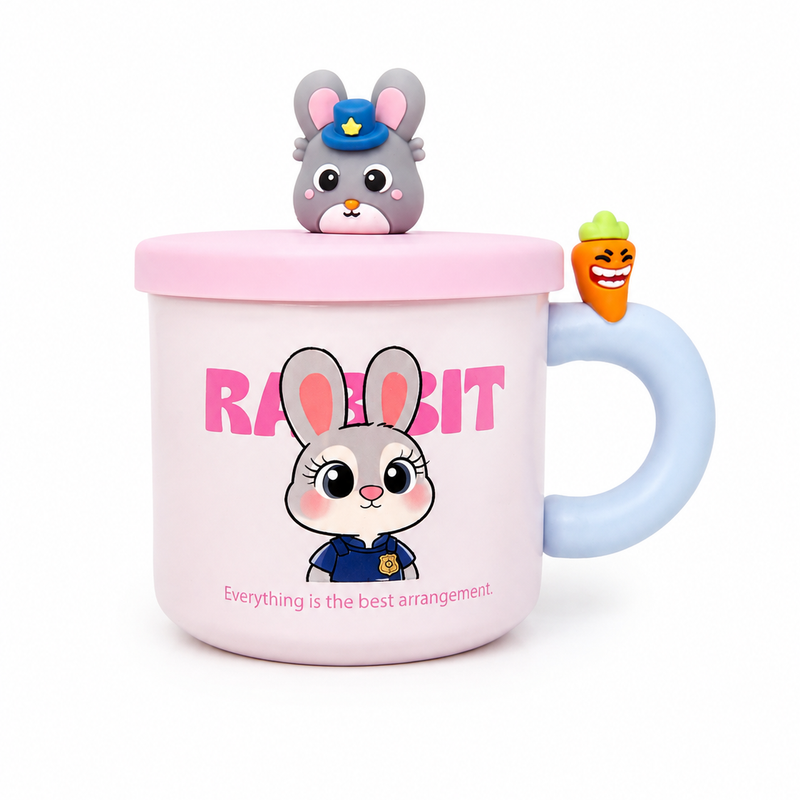 Premium Zootopia theme Kids Stainless Steel Food Jar