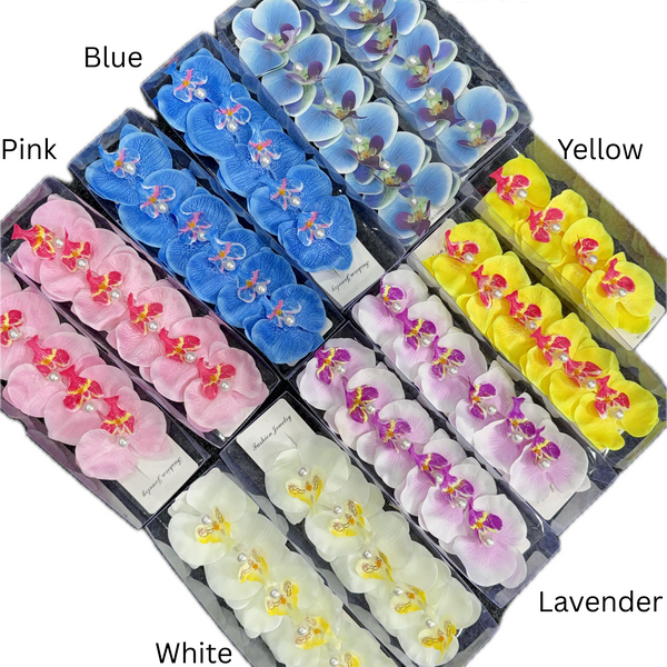 Orchids Hair pins
