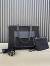 Canvas Office Totes- Black