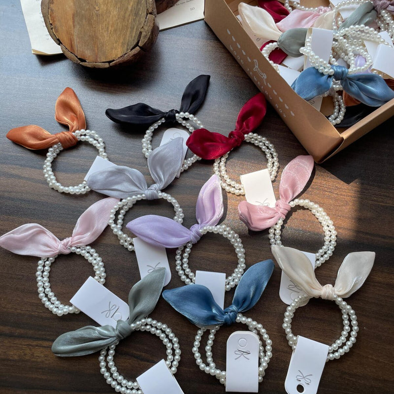 Bow Pearl Rubber bands
