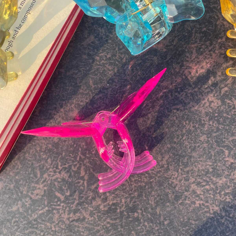 Butterfly Crystal Claw Clip