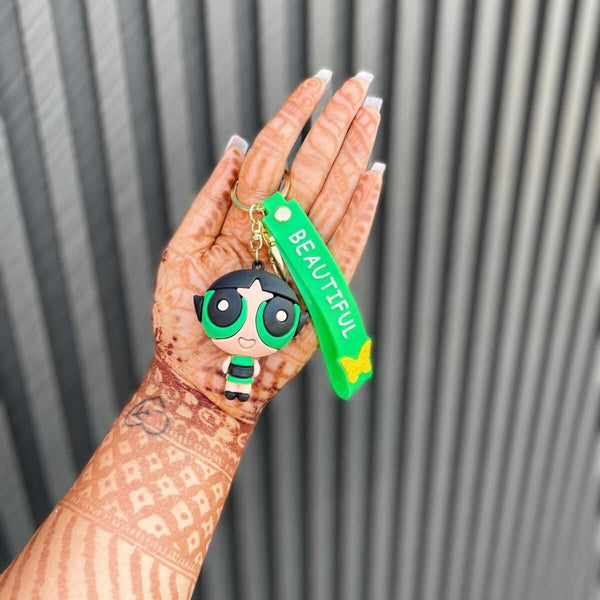 PowerPuff Korean Keychain
