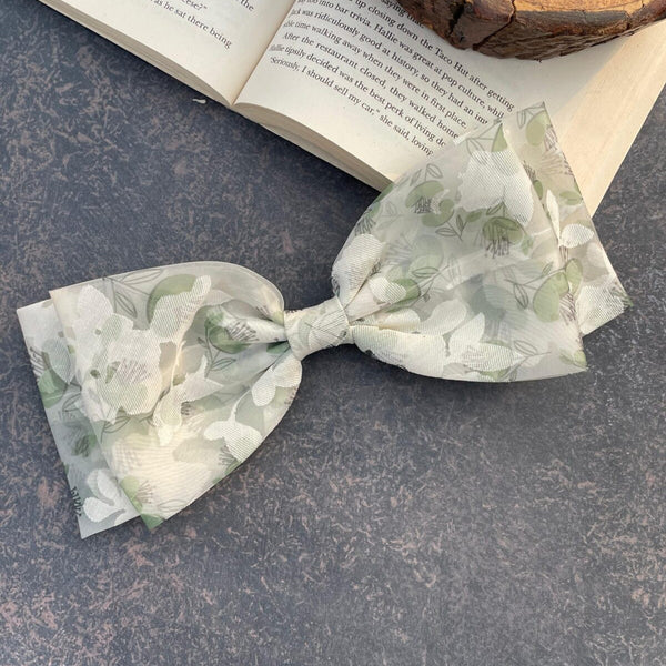 Big Size Floral Claw Clips