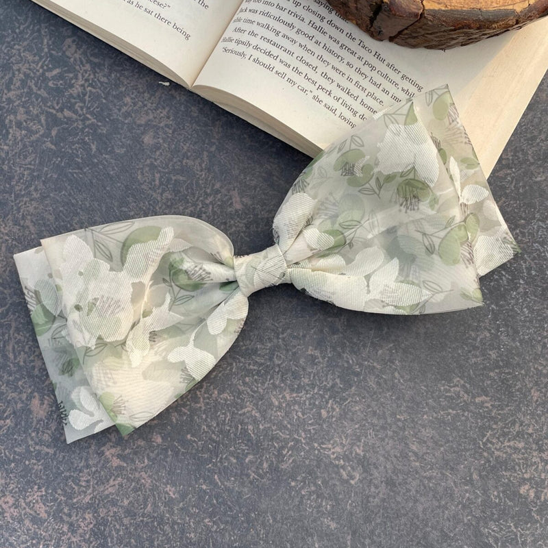 Big Size Floral Claw Clips