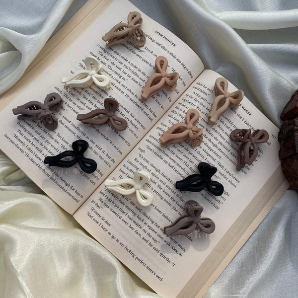 Bow mini claw clip