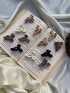 Bow mini claw clip