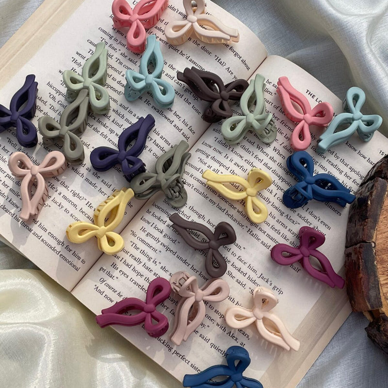 Bow mini claw clip