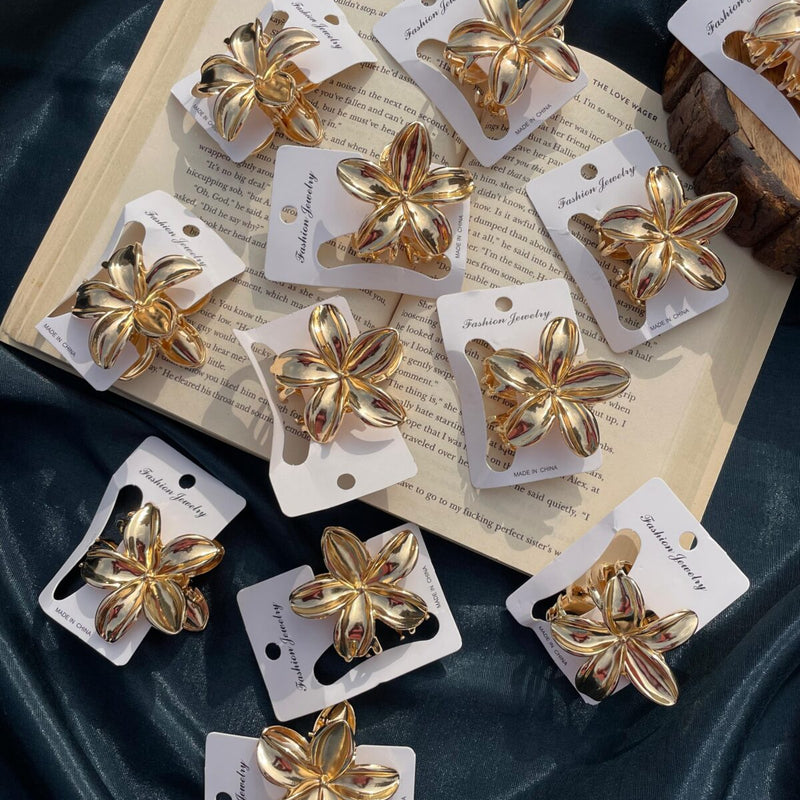 Premium Flower Metal Clip