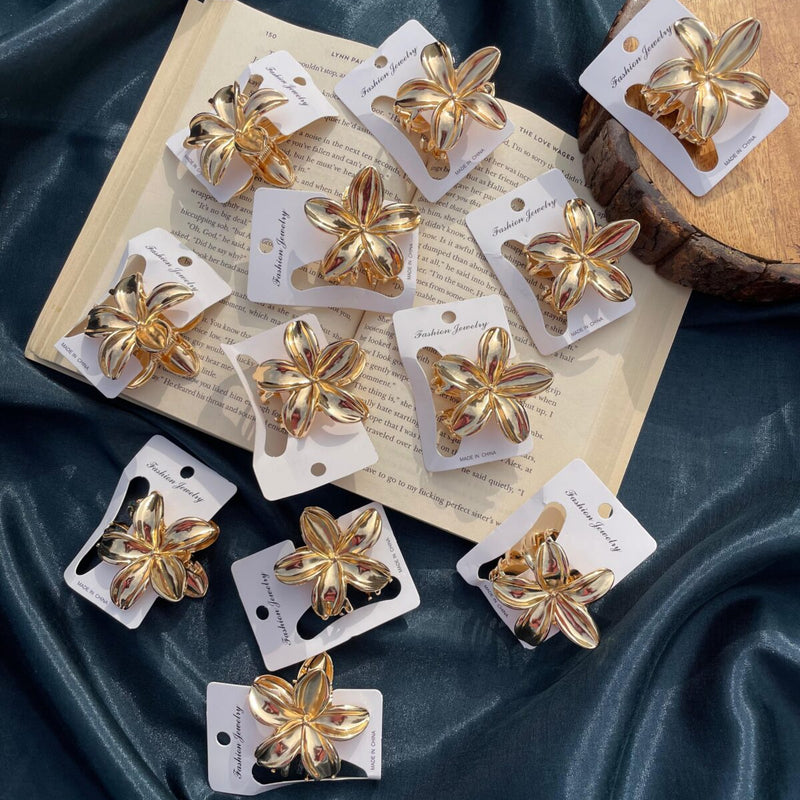 Premium Flower Metal Clip