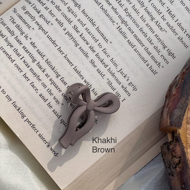 Bow mini claw clip