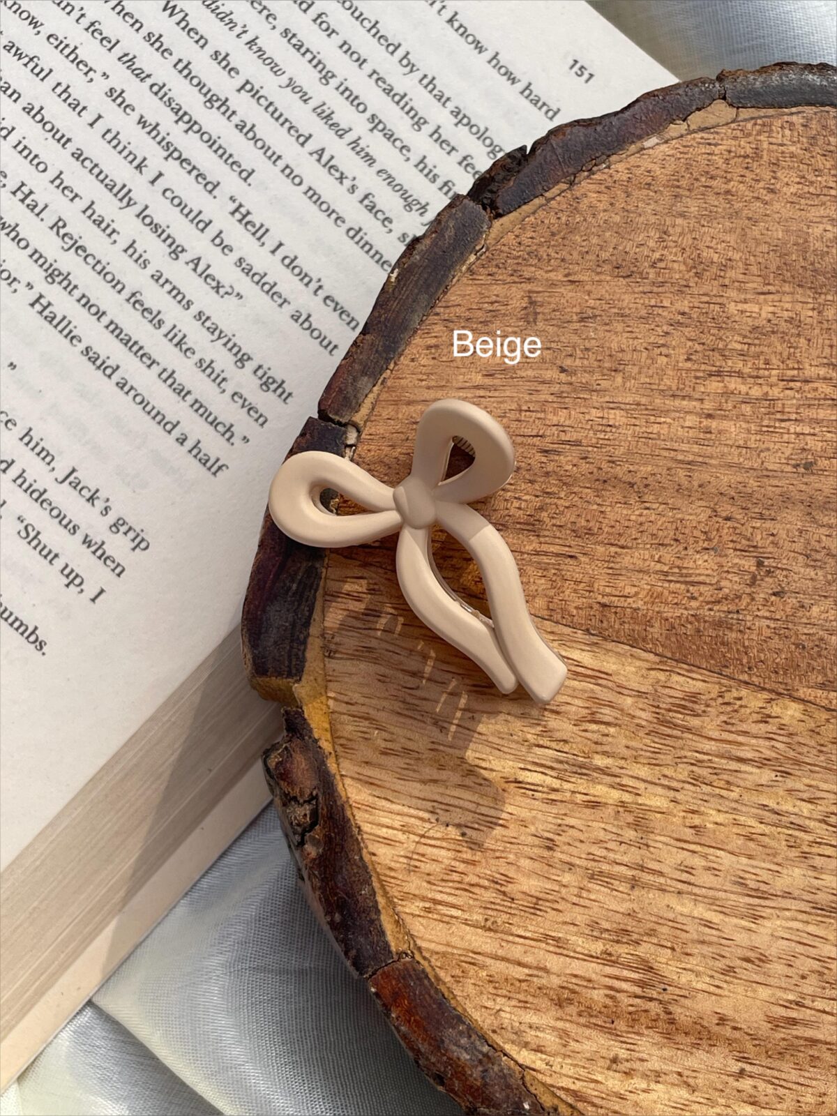 Bow mini claw clip