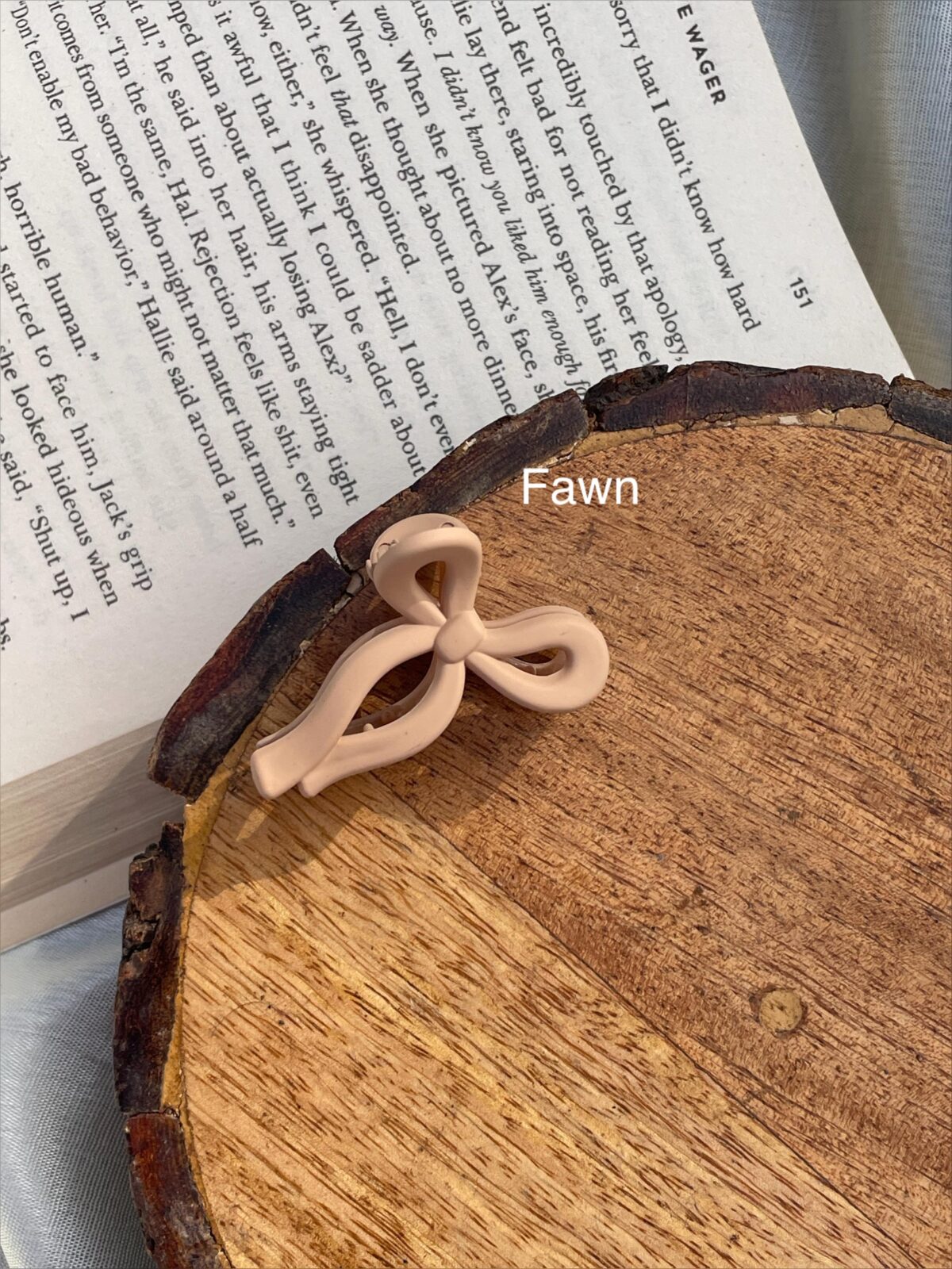 Bow mini claw clip