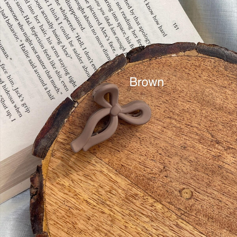 Bow mini claw clip