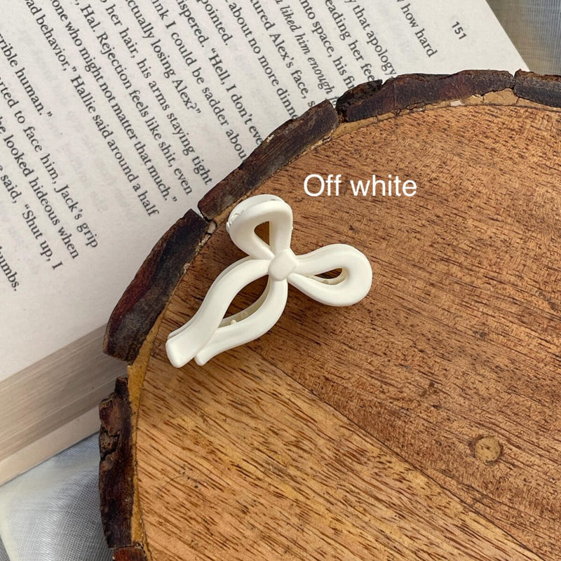 Bow mini claw clip