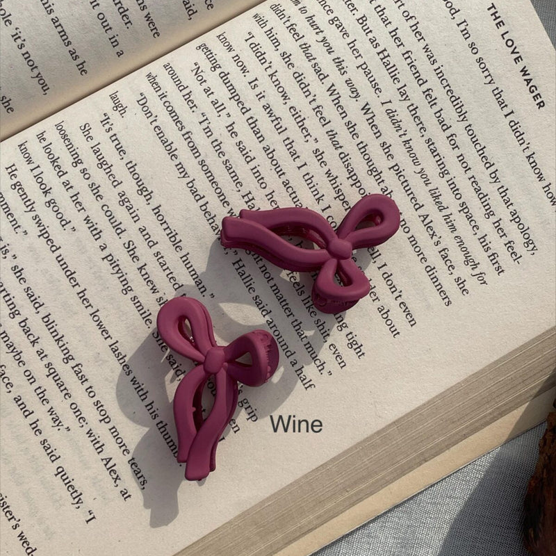 Bow mini claw clip