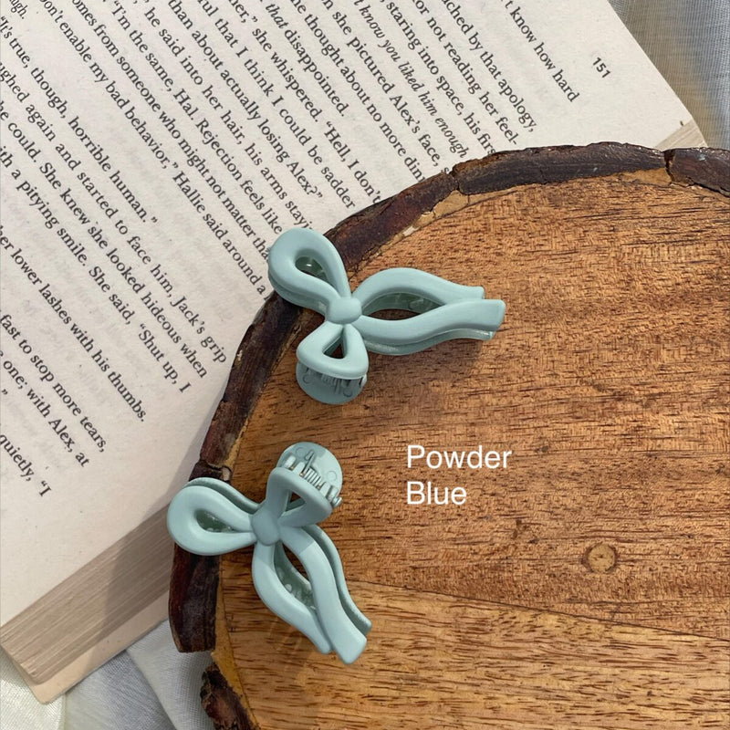 Bow mini claw clip