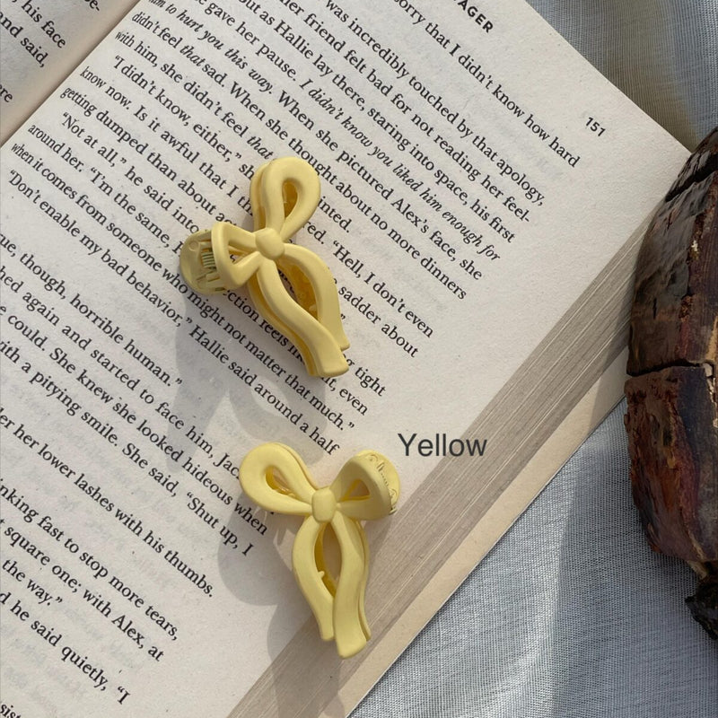 Bow mini claw clip