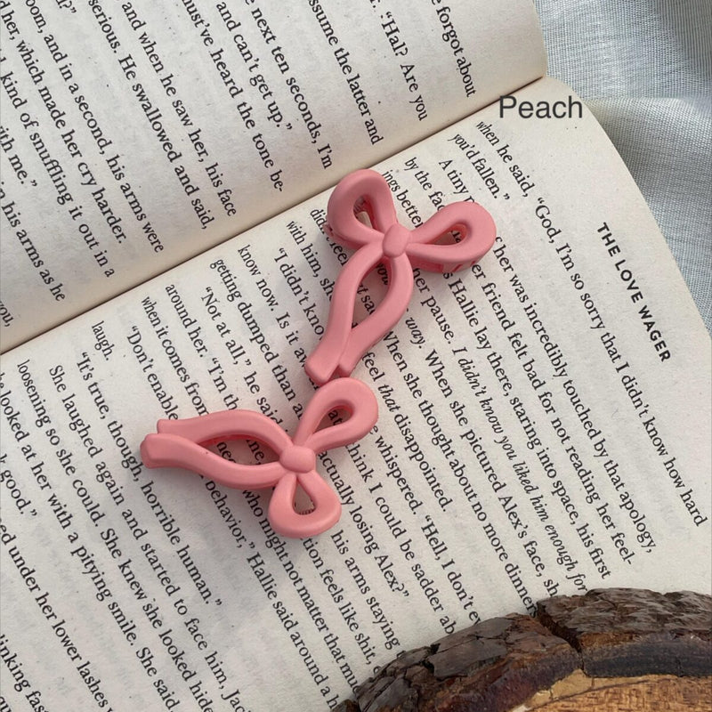 Bow mini claw clip
