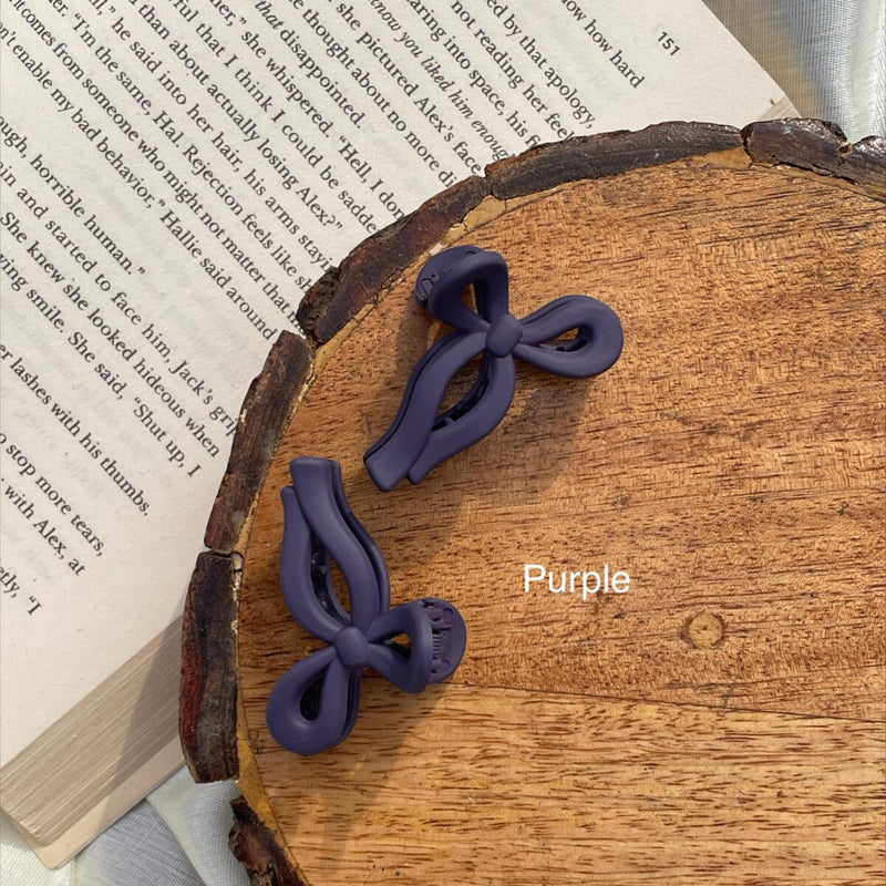 Bow mini claw clip