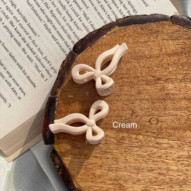 Bow mini claw clip