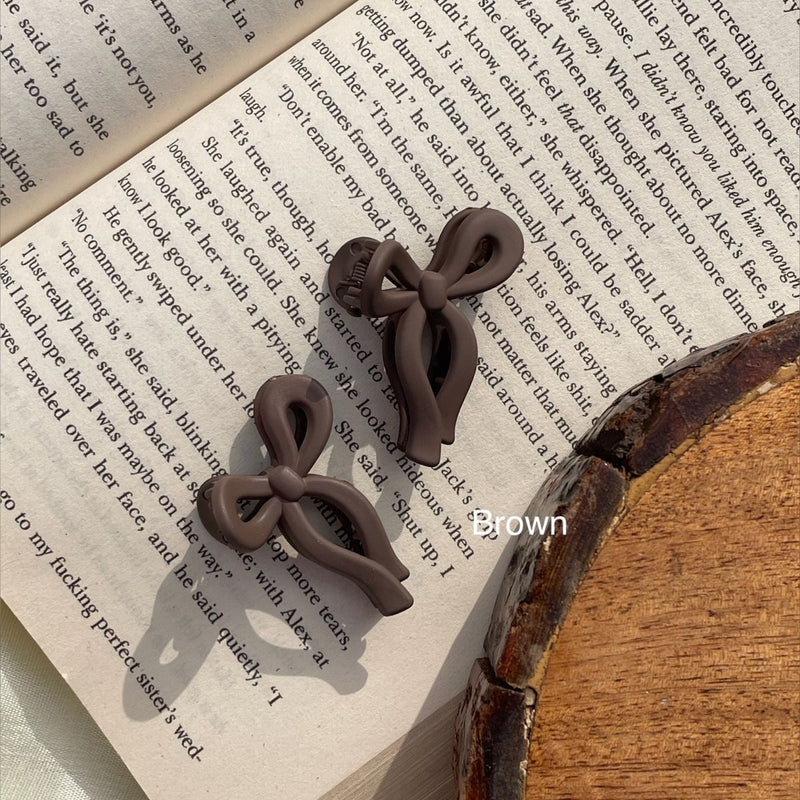 Bow mini claw clip