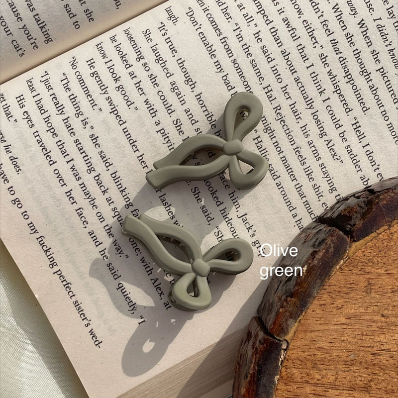 Bow mini claw clip