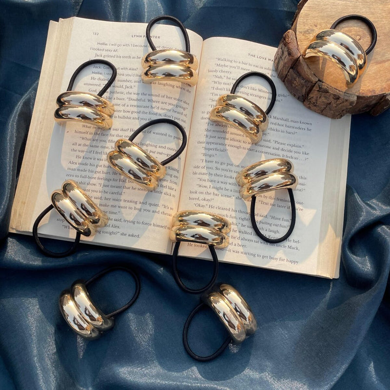 Metallic Anti Tarnish Hair Ties