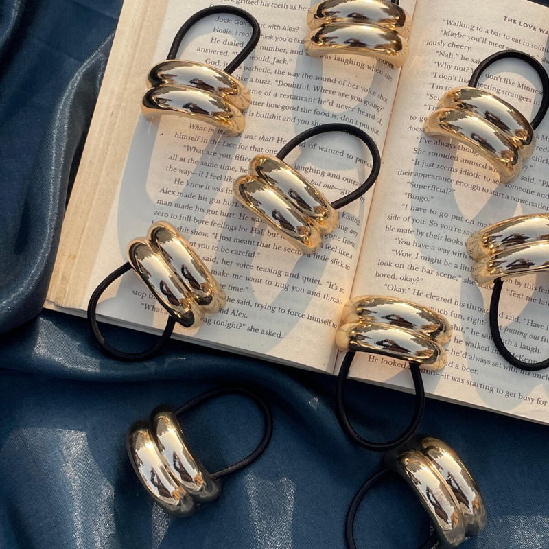 Metallic Anti Tarnish Hair Ties