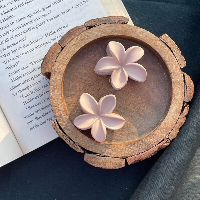 Mini Matte Flower Claw Clip