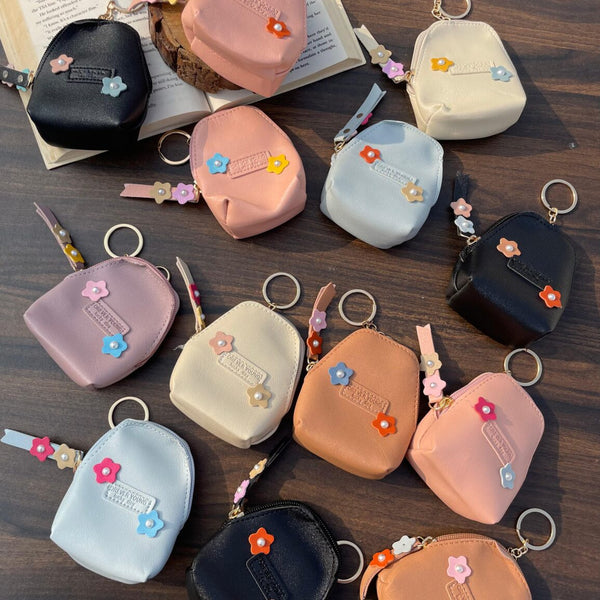 Floral Mini Bag Pouch  (Assorted colour)
