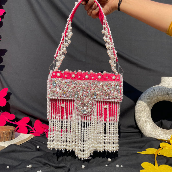 Wedding Bag- Rani Pink