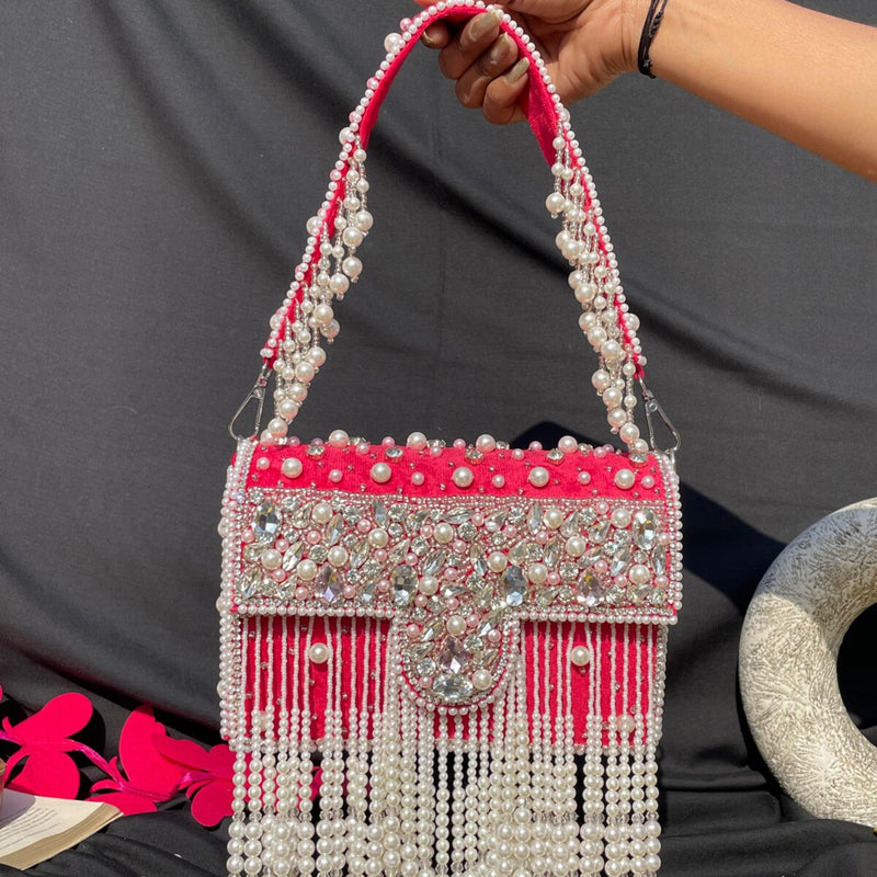 Wedding Bag- Rani Pink