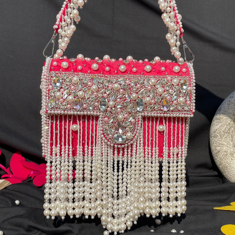 Wedding Bag- Rani Pink