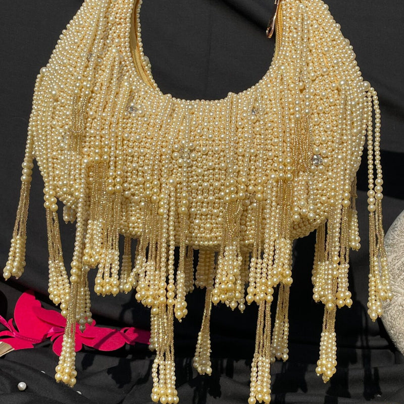 Moon Pearl Bag- Cream