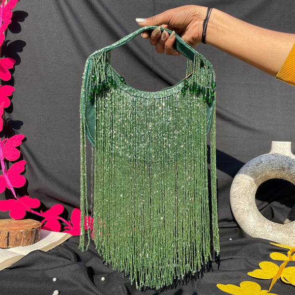 Jhalar Bag- Bottle Green