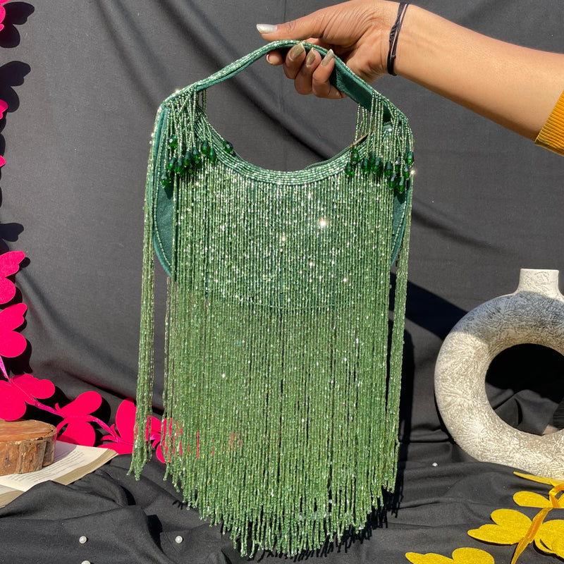 Jhalar Bag- Bottle Green