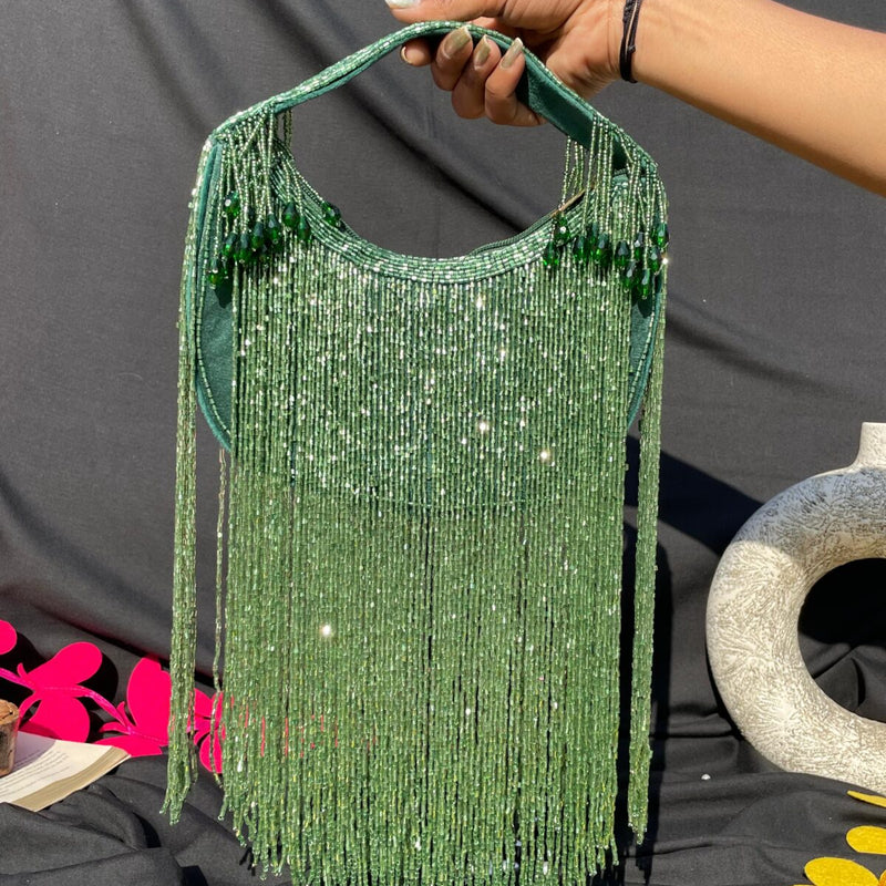 Jhalar Bag- Bottle Green