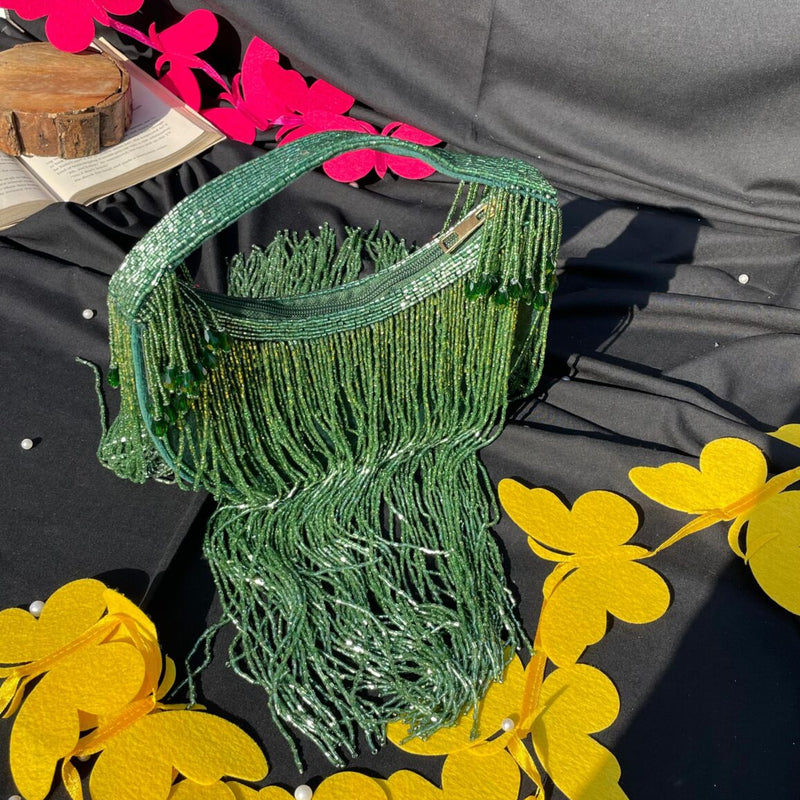 Jhalar Bag- Bottle Green