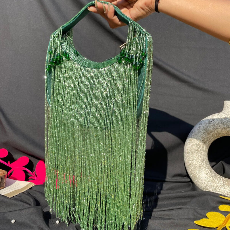 Jhalar Bag- Bottle Green